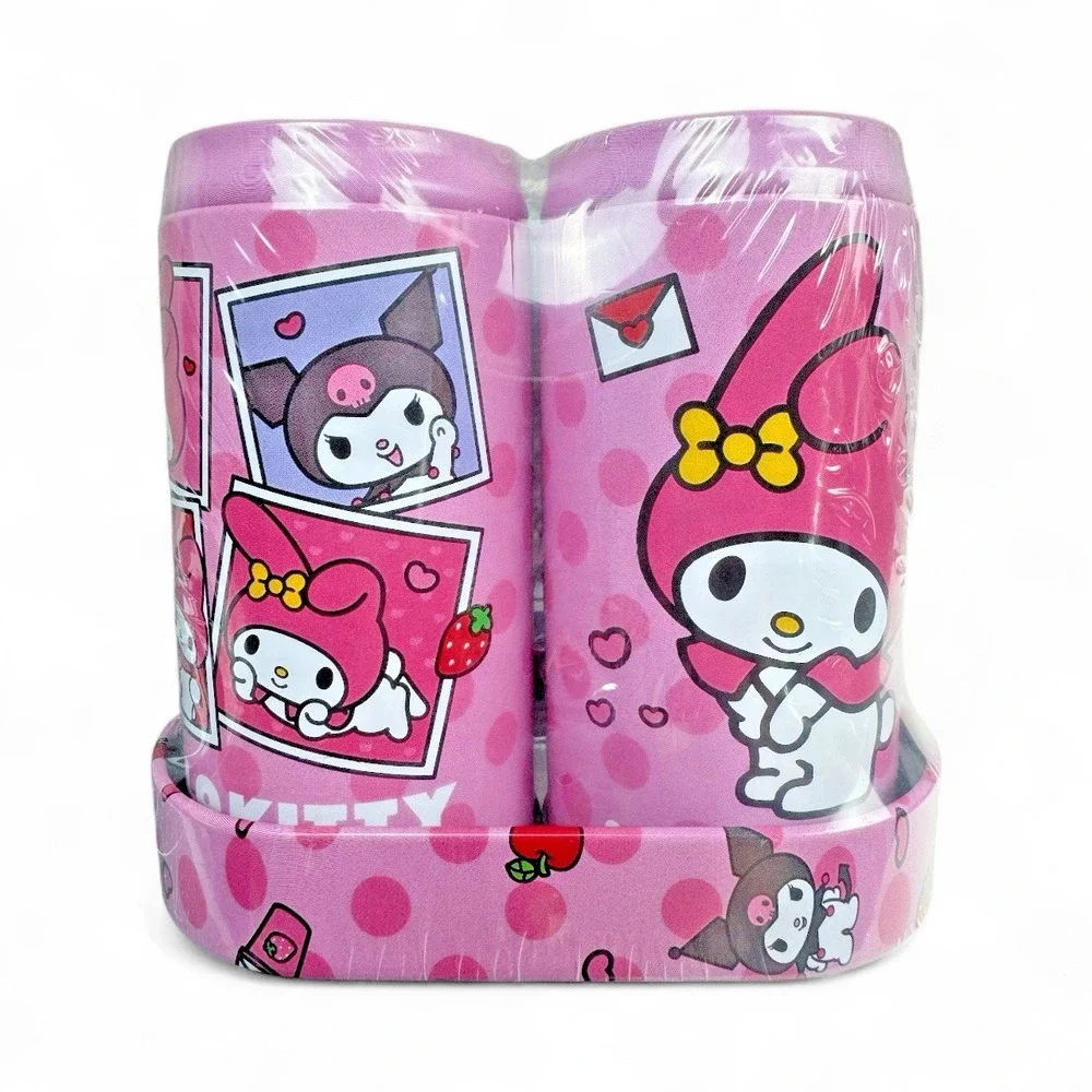 Hello Kitty & Friends Salt & Pepper Shakers – Tin Set‎ with Holder – Sanrio